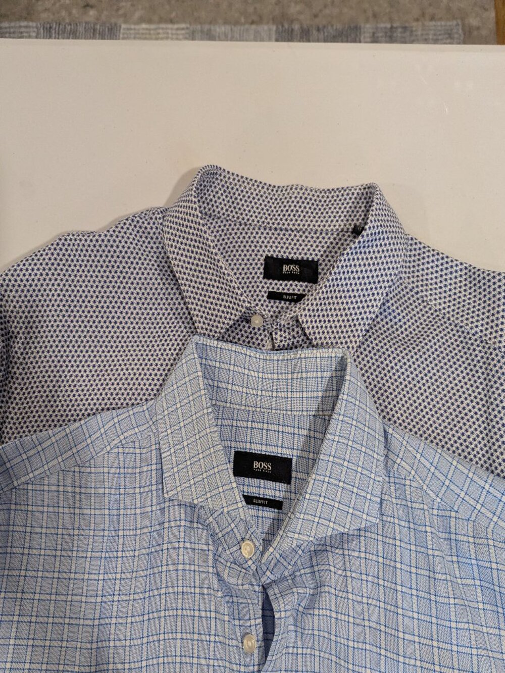 Hugo Boss Slim Fit Dress Shirt Bundle Sz XL